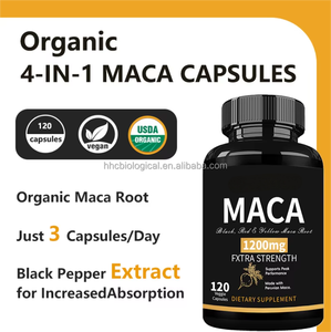 Hữu Cơ peruvian Maca viên nang màu đỏ vàng và đen Maca gốc pha trộn của nam giới tăng cường người lớn hiệu suất - Product Image 3