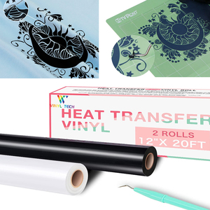 Giyim tekstil baskı ısı transferi vinil için PU mat vinil rulolar - Product Image 2