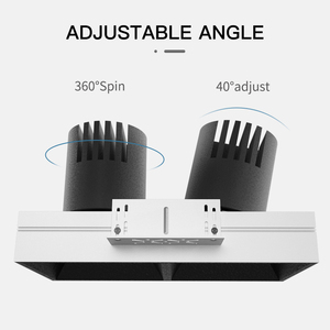 Scon Led Downlight Tàu từ USA, không có thuế quan | lớn trimless vuông lõm Spotlight, chống cháy nhôm ánh sáng Trần - Product Image 4