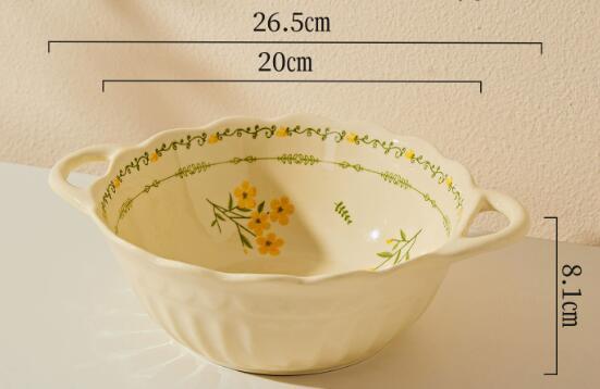 bol à soupe jaune