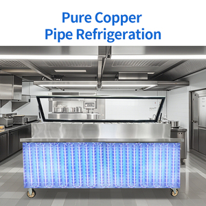 Tùy chỉnh tất cả các Vòng Kính Bìa Bar đúng đôi-cửa undercounter tủ lạnh với đôi-nhiệt độ phong cách - Product Image 3