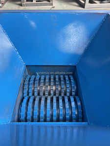 多機能スクラップ重融点PVC HDPE PP PETスクラップデュアルシャフトシングルモーターシュレッダー
