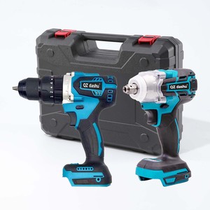 <strong>Big</strong> Tree Fast Shipping 2Pcs Brushless Electric Motor Impact Screwdriver Drill Power Tool Combination Set <strong>Kits</strong> - Product Image 1