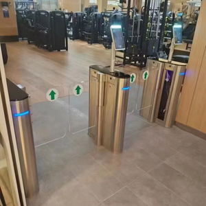 Stainless Steel Mini Turnstile Gate with Face Recognition <strong>Access</strong> <strong>Control</strong> System Swing Turnstile Gate for Office Building - Product Image 2