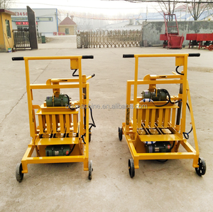 Fabricante Pequeña Inversión Gran Beneficio Simple 2017 Máquina de fabricación de bloques huecos móviles operada manualmente en Papúa Nueva Guinea - Product Image 5