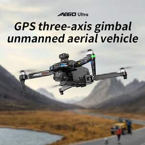 AE60 Ultra profesyonel Drone 8K UHD çift kamera 3 eksen Gimbal OAS GPS FPV Quadcopter ile 7.2 inç uzaktan ekran - Product Image 3