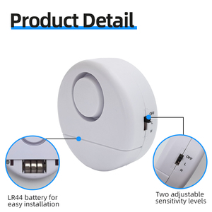 Explosivo nuevo Mini sensores de seguridad de vibración inalámbricos ABS Mini alarma de puerta y ventana para uso doméstico en interiores con Red WiFi - Product Image 2