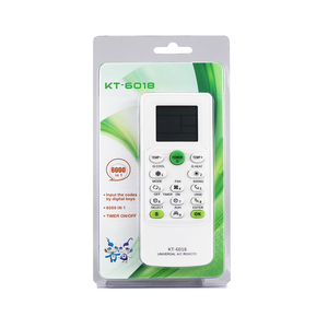 High Quality KT-6018 Universal 6000 <strong>Codes</strong> Remote Control ABS Plastic Air Conditioner Part for Home Use Electric Power <strong>Source</strong>