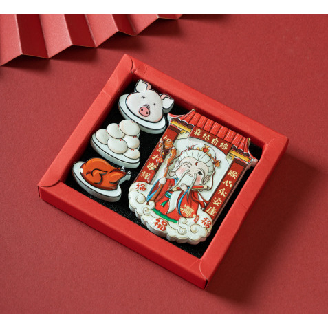 Red God of Happiness Gift Box Set