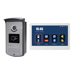 Nuevo modelo de interfono Poe puerta intercomunicadores y sistema de desbloqueo apartamento teléfono Video Ip sistema de interfono - Product Image 1