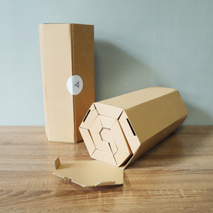 来样定做Logo瓦楞白盒礼品装运箱定做Logo包装纸纸板箱 - Product Image 6