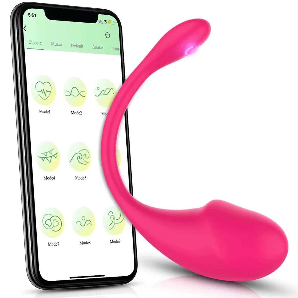 APP fernbedienung G-Spot Höschenvibrator Kugelvibrator Sprungeier-Klitoris-Stimulator tragbares Sexspielzeug für Paare