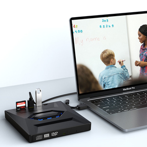 USB3.0型外部光盘光盘RW光盘驱动器，带sd卡读卡器光盘刻录机笔记本电脑超级驱动器 - Product Image 2