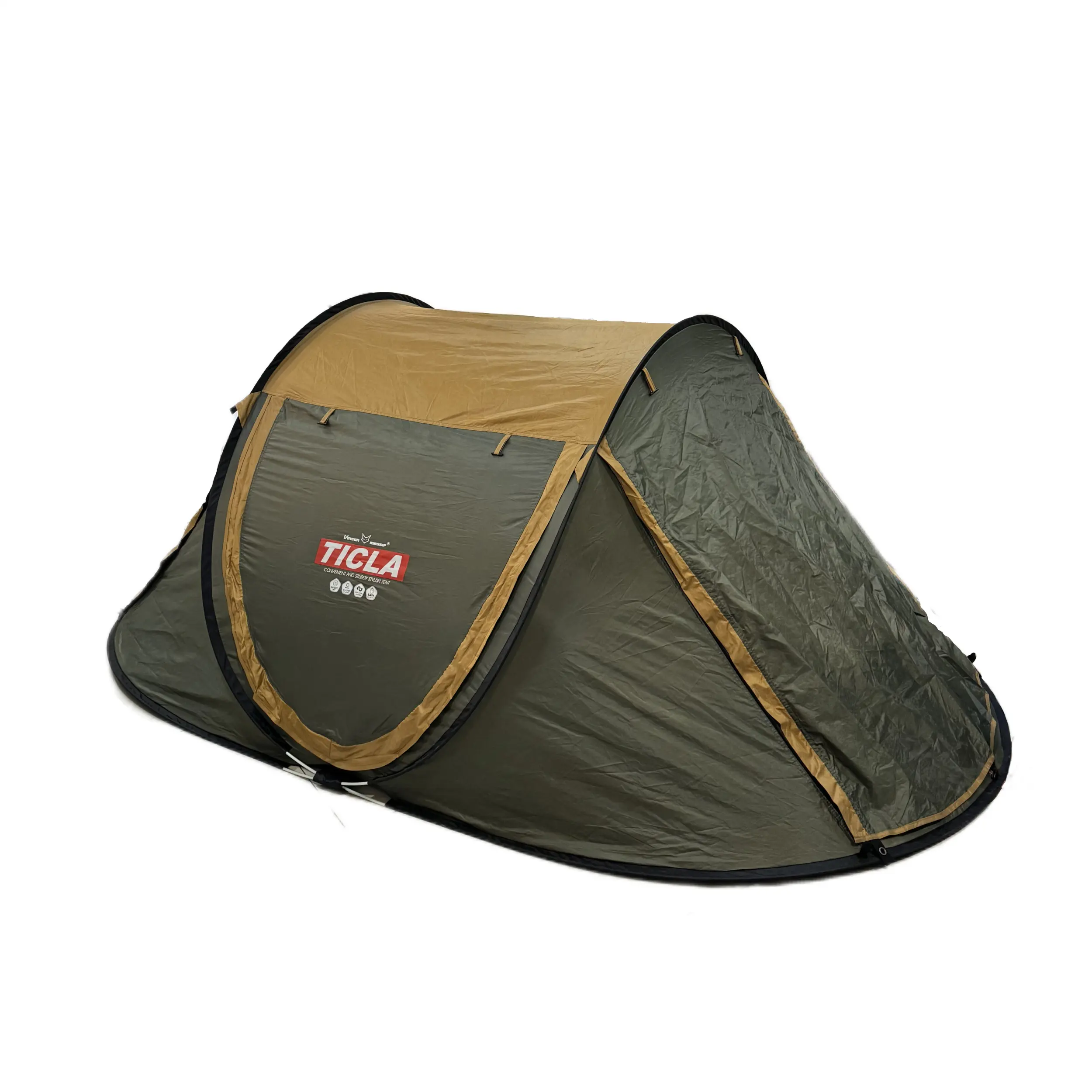 Tipo de barco Tienda de campaña Equipo al aire libre Pop-up personalizado Totalmente automático Pesca Portátil Impermeable Camping Picnic Ligero