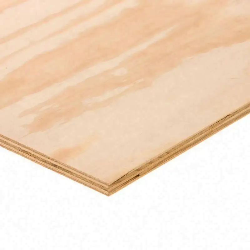 Tablero de madera contrachapada con cara de pino CDX de núcleo completo barato para construcción exterior