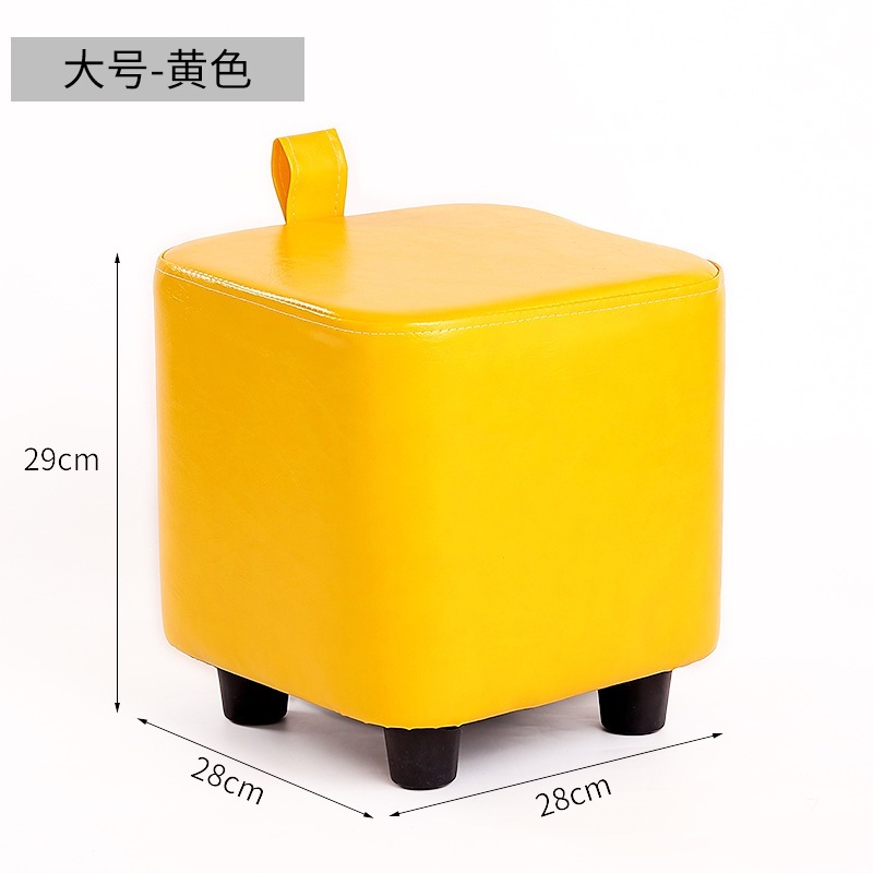 Lemon Yellow Portable Stool - Large