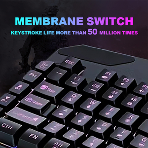 PC RGB Backlit Mini Gaming <strong>Keyboard</strong> <strong>With</strong> 35 Keys Left Hand One-Handed Keypad Wired USB <strong>Keyboard</strong> - Product Image 6