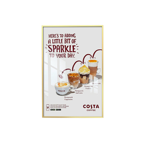 Boze A1 hợp kim nhôm chụp khung Áp phích khung góc an toàn phim biển quảng cáo - Product Image 2