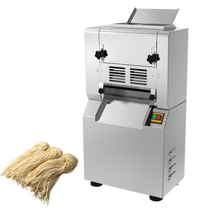 商用电动面团压片机。钢制面条饺子面条机，带可变滚筒和刀片 - Product Image 2
