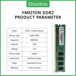 PC2 <strong>DDR2</strong> RAM <strong>Memory</strong> for Desktop <strong>Computer</strong> 800MHZ OEM Memorias RAM <strong>DDR2</strong> <strong>2GB</strong> Ymeiton High Quality Low Price 4GB RAM for PC