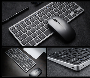 Teclado y ratón inalámbricos ergonómicos para ordenador de oficina de 2,4G, combos de ratón y teclado personalizados para ordenador PC - Product Image 2
