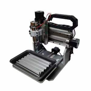 500W DIY 3020F Trilho Quadrado Alumínio Quadro 5-Axis <span class=keywords><strong>CNC</strong></span> <span class=keywords><strong>Router</strong></span> Gravura Perfuração Fresagem Incluindo PVC Máquina De Gravura