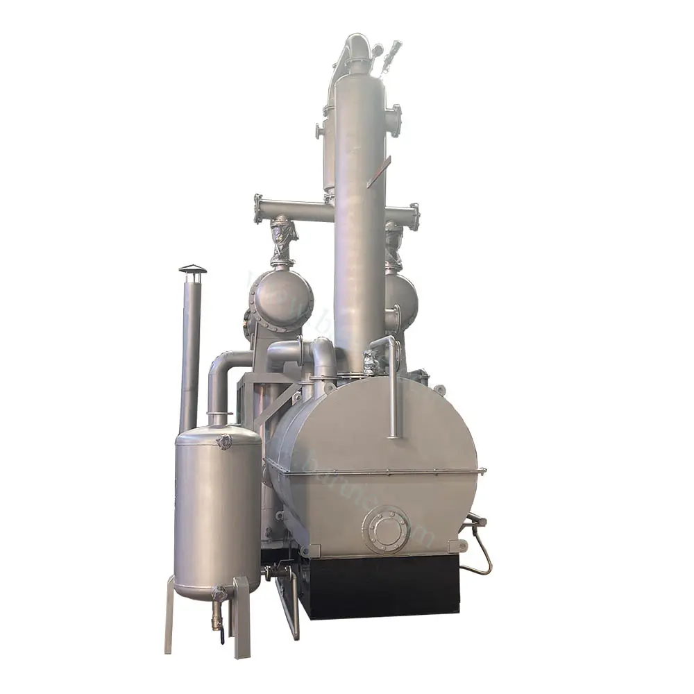 Olio lubrificante di scarto macchina riciclaggio grasso piccolo impianto di distillazione per olio combustibile o olio base