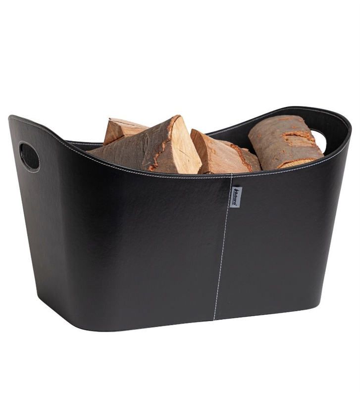 Leather basket