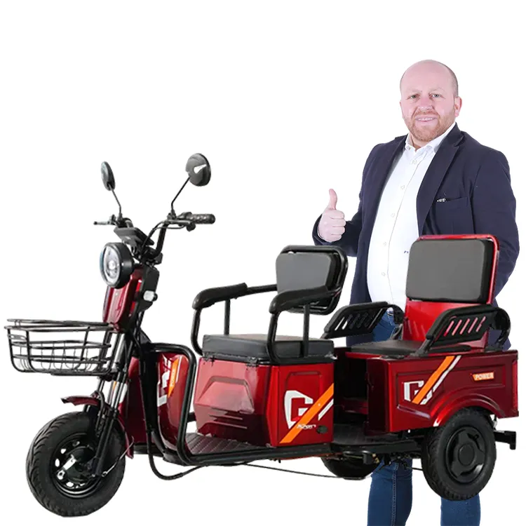 Y3-ZD uso familiare elettrico Cargo Trike Oem commerciale 3 ruote moto passeggeri disabili seggiolino per bambini tricicli elettrici