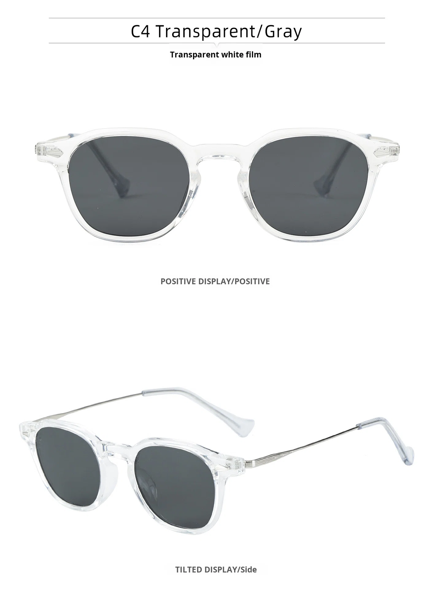 C4 blanc transparent