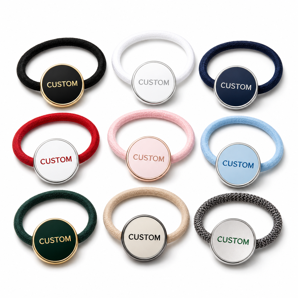 Golf Ball Marker Hair Tie