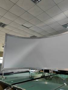 Pantalla de proyector de marco fijo curvo CBSP de 120 pulgadas/pantalla de cine de proyección frontal transparente - Product Image 2