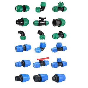 Factory Customized PP Compression Fitting/<strong>Equal</strong> Tee/Elbow /End <strong>Cap</strong> for Watering Irrigation DN50 MDT - Product Image 5