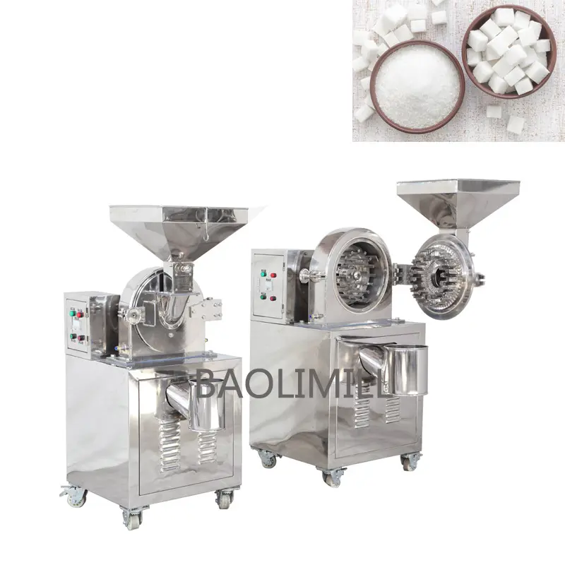 Salt Pulverizer Machine with dedust, Spice grinding machine, stainless steel grain crusher