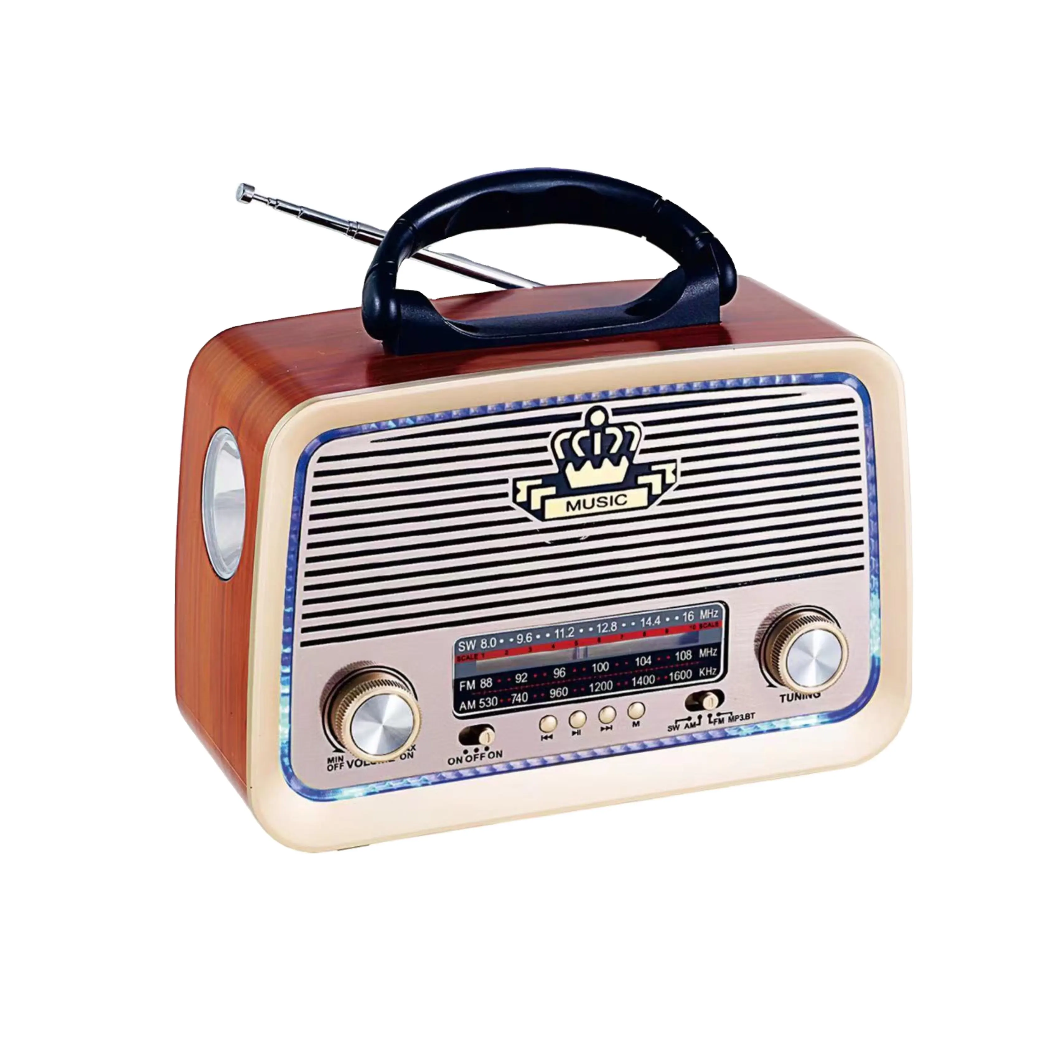 RS-3199BT fabrika üretmek ahşap radyo vintage stil çok bantlı, eski moda, AUX,TF,blueteeth