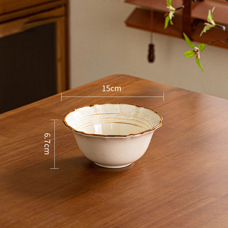 Tazón de sopa blanco de 6 pulgadas - cambio de horno Roma