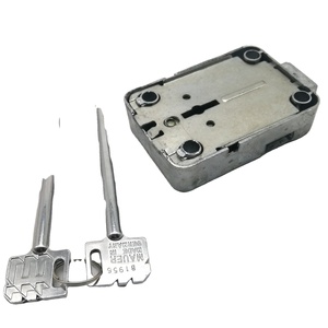 KABA 8 Lever กุญแจล็อคนิรภัย Bitted คู่,พร้อมความยาวกุญแจ185มม. สำหรับตู้นิรภัยประตูห้องนิรภัย