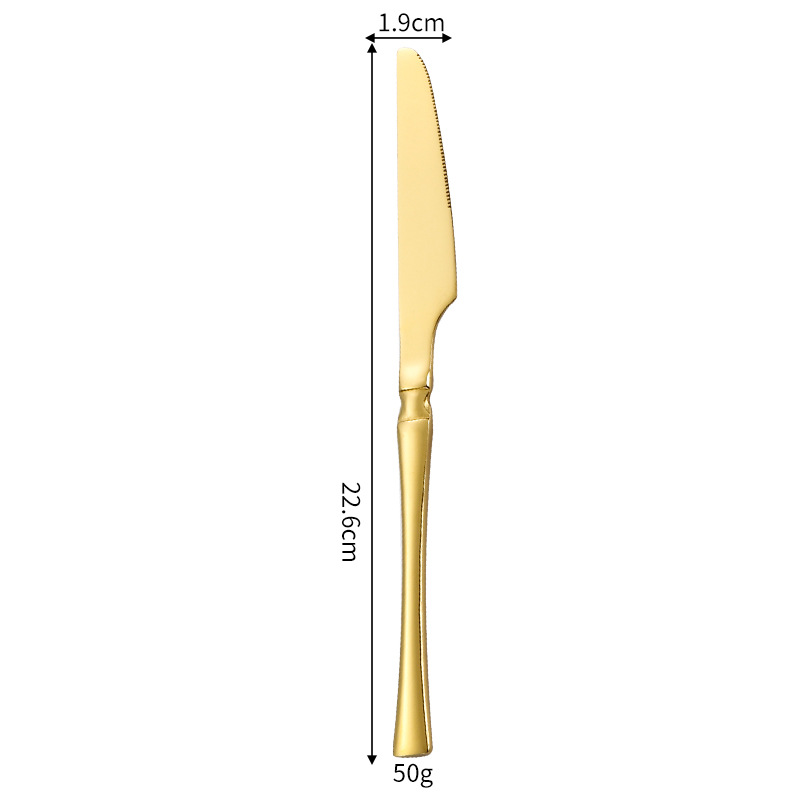 Slim Waist - Golden Dinner Knife
