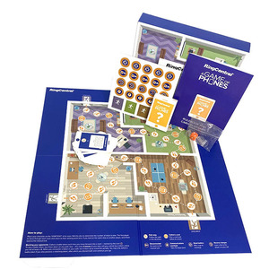 ボードゲーム製造カスタマイズ印刷ファミリーカードludoゲームセットオンデマンドでゲームピースとボックス - Product Image 1