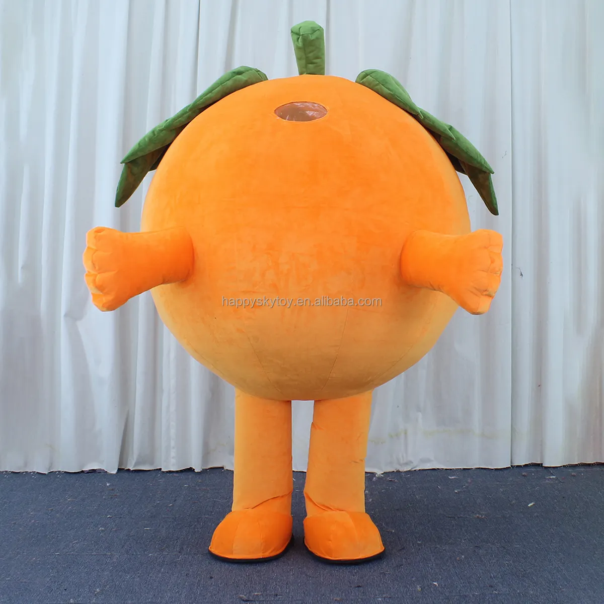 Индивидуальные рекламные надувные ходячие фруктовые лиса оранжевый костюм украшение ходячие костюмы для продажи