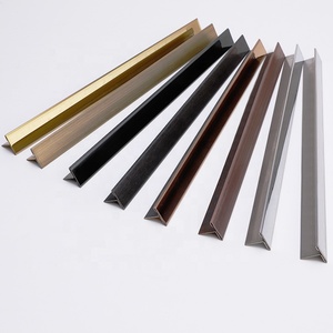 Dải Trang Trí Gạch Chữ T Bằng Thép Không Gỉ Mạ Vàng Tráng Gương Hồ Sơ PVD T 201 & 304 Cho Đồ Nội Thất Sàn Tường - Product Image 4