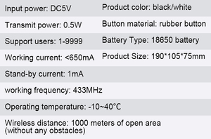 433Mhz Walkie Talkie Wireless Telephone <strong>Intercom</strong> <strong>System</strong> Audio <strong>Intercom</strong> Desktop Phone for Two-way Voice - Product Image 5