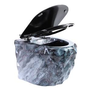 Modern Ceramic P-Trap 180mm Roughing <strong>Toilet</strong> in Rimless Wall Hung Concealed <strong>Toilets</strong> - Product Image 2