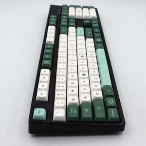 Keycaps พฤกษชาติ141คีย์เชอร์รี่โปรไฟล์ย้อมสี PBT Keycap อังกฤษสำหรับแป้นพิมพ์กล MX