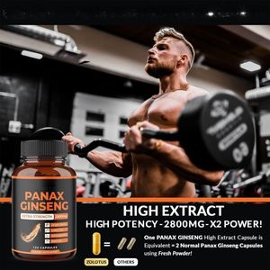 Private Label OEM/ODM Korean Red Ginseng <strong>Panax</strong> Ginseng Root Extract <strong>Panax</strong> Ginseng <strong>Capsules</strong> - Product Image 4