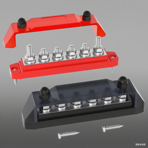 150A cobre resistente <span class=keywords><strong>Modular</strong></span> Barramento Trunking System 12V Poder Distribuição Bloco M8 Terminais de Parafuso Automotivo Plástico para Carro