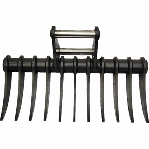 Chuangxin 2024 China Factory Direct <strong>Sales</strong> of 1.2 Tons of Small Excavator S30 600MM Root <strong>Rake</strong> - Product Image 1