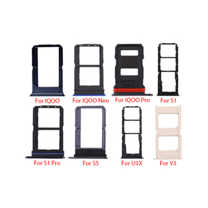 כרטיס ה-sim מגש עבור Vivo IQOO Y12 X60 V23 S1 פרו בתוספת <span class=keywords><strong>Nex</strong></span> 3 Sim מחזיק חריץ צלחת