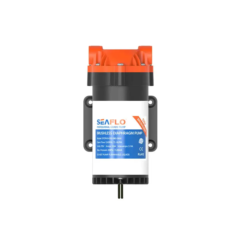 SEAFLO-bomba de agua de diafragma de alta presión Bldc, 110V, 230V, 24V, 12V, para lavado de coche, alta presión