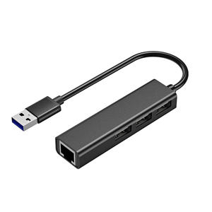 Hub 4 in 1 tipo C USB C a Gigabit Ethernet RJ45 adattatore LAN per PC Usb Hub 3.0 con adattatore di alimentazione - Product Image 6